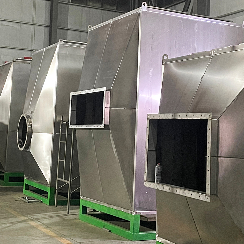 Top loading and side unloading structure 304 stainless steel activated carbon adsorption box