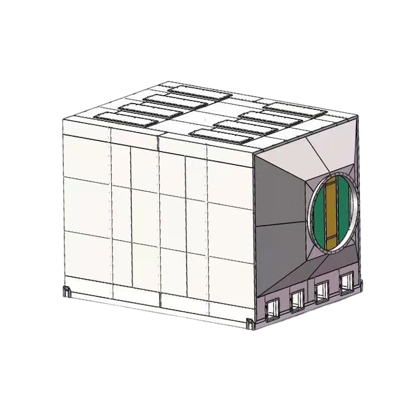 Top loading and side unloading structure 304 stainless steel activated carbon adsorption box