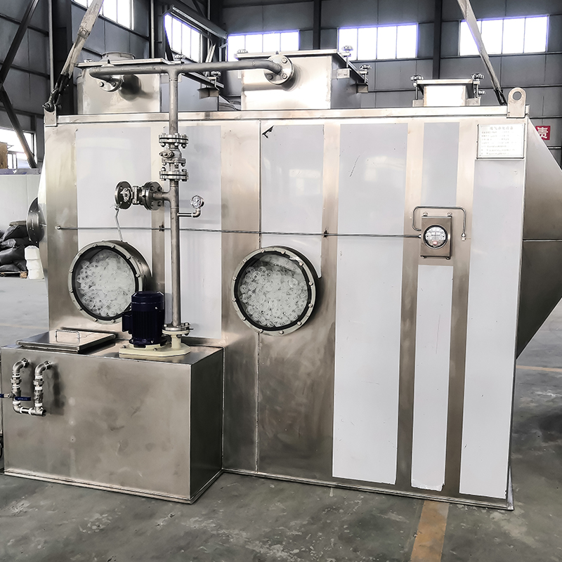 304 stainless steel horizontal scrubber tower
