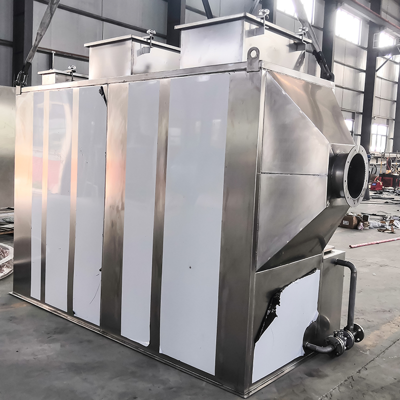 304 stainless steel horizontal scrubber tower