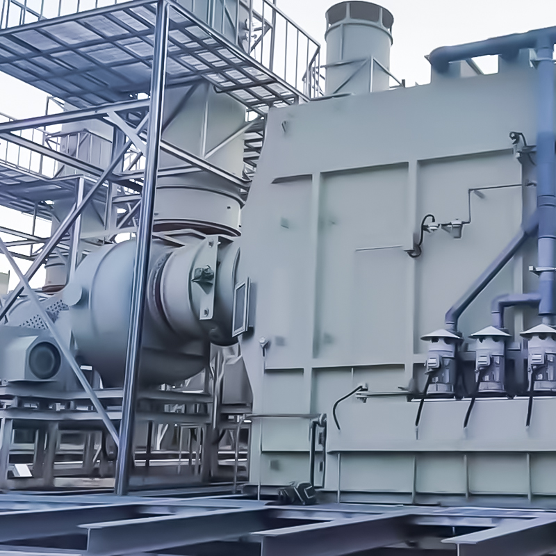 FRP horizontal scrubber tower