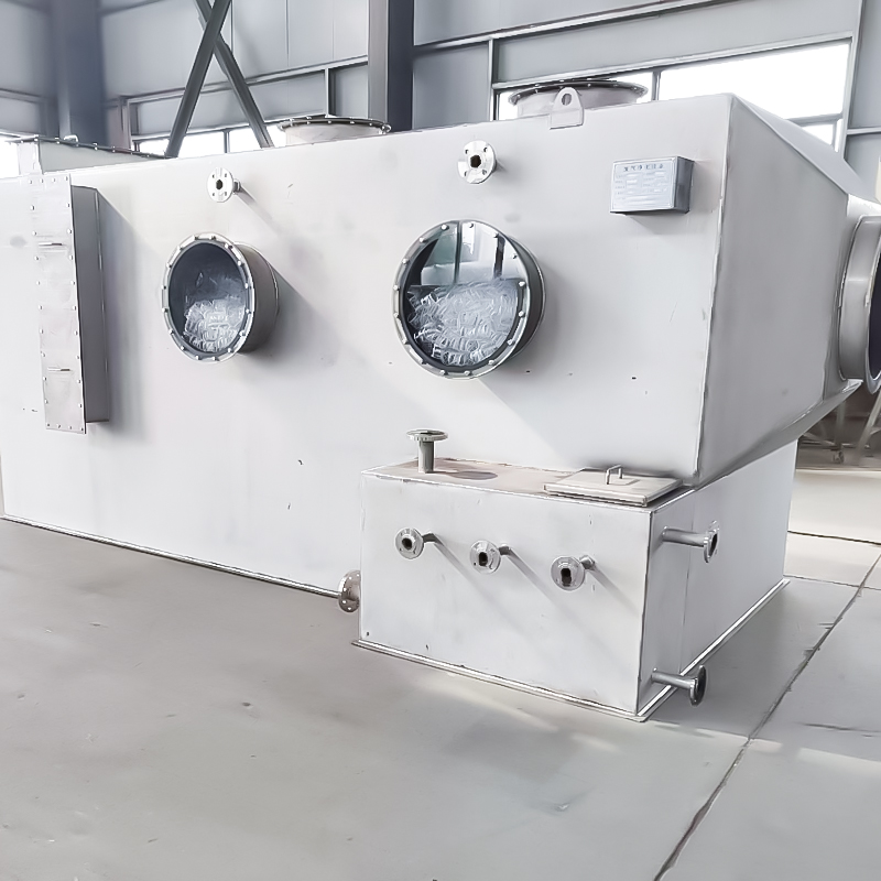 304 stainless steel horizontal scrubber tower