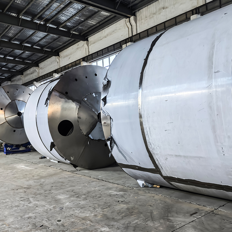 Stainless steel storage tanks