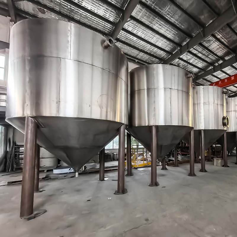 Stainless steel storage tanks