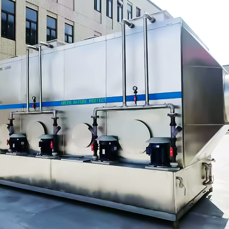 304 stainless steel horizontal scrubber tower