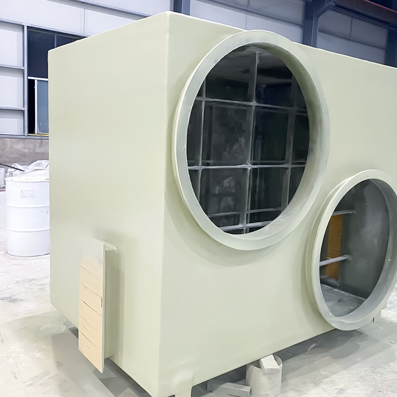 Fiberglass activated carbon adsorption box