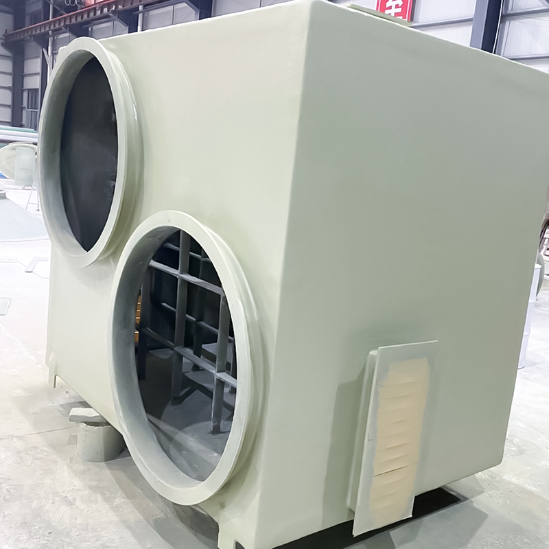 Fiberglass activated carbon adsorption box