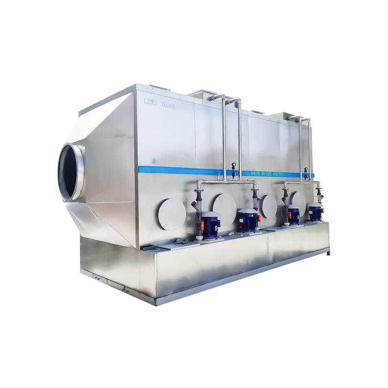 304 stainless steel horizontal scrubber tower