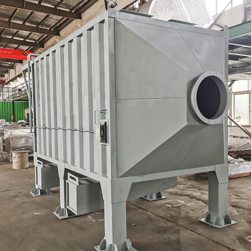 Top loading and bottom side loading carbon steel activated carbon adsorption box